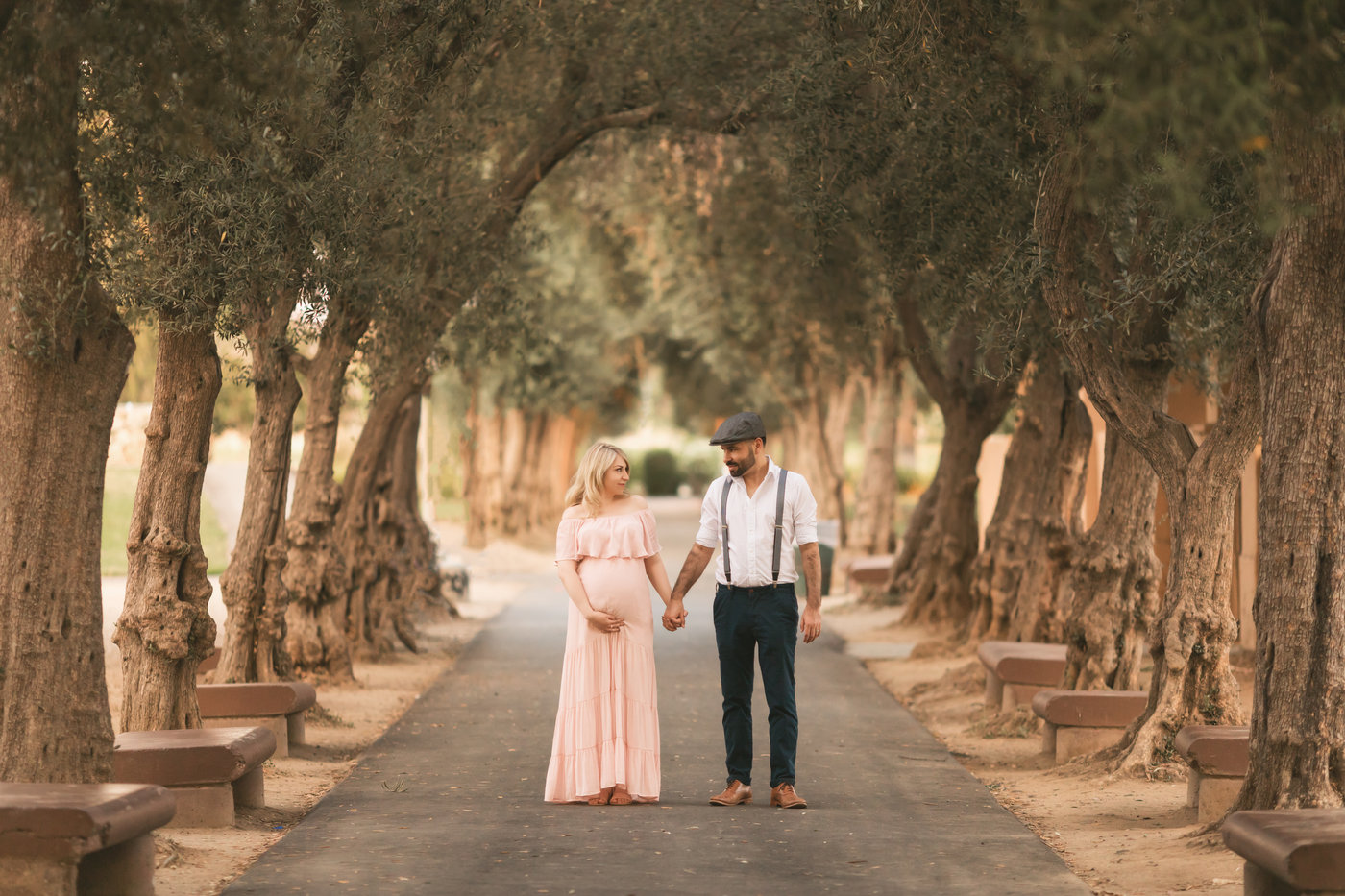 maternity photo in trees by san fernando valley maternity photographer a pocket of time photography